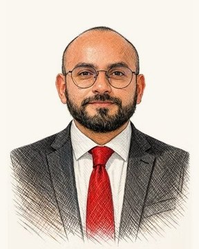 Retrato del Abg. Amaury Meza Rosas